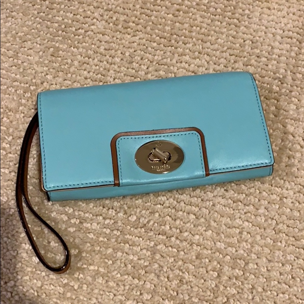 Tiffany blue wristlet